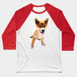 Shiba Inu Puppy Dog Baseball T-Shirt